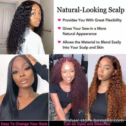 Brazilian Water Wave Hair  Natural Virgin Water Wave Human Hair Weaves Unprocessed Brazilian Soft Raw Remy Hair